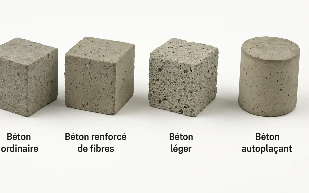 Différents types de béton et leurs applications