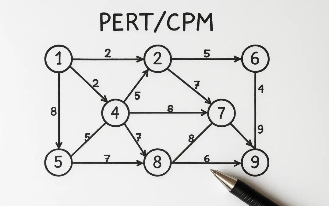 Création d’un Diagramme (PERT/CPM)