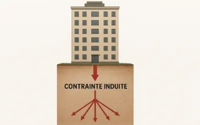 Contrainte induite dans le sol