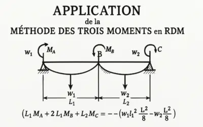 Application de la Méthode des Trois Moments