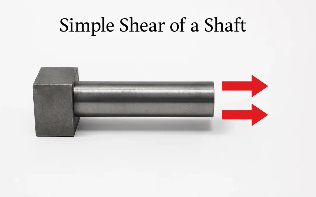 Cisaillement simple d’un axe