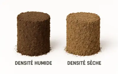 Calcul de la Densité Humide et Sèche du sol