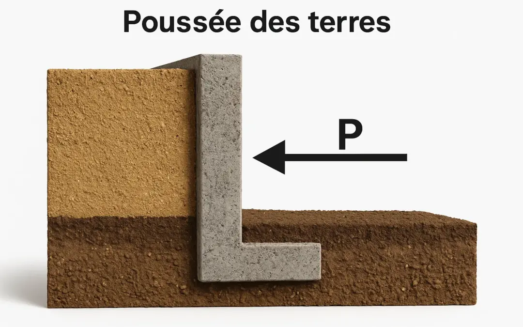 Calcul de la Poussée des Terres