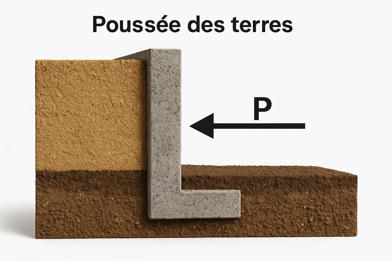 Calcul de la Poussée des Terres