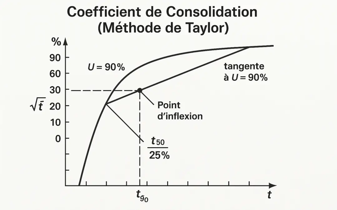 Calcul du Coefficient de Consolidation