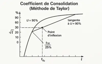 Calcul du Coefficient de Consolidation
