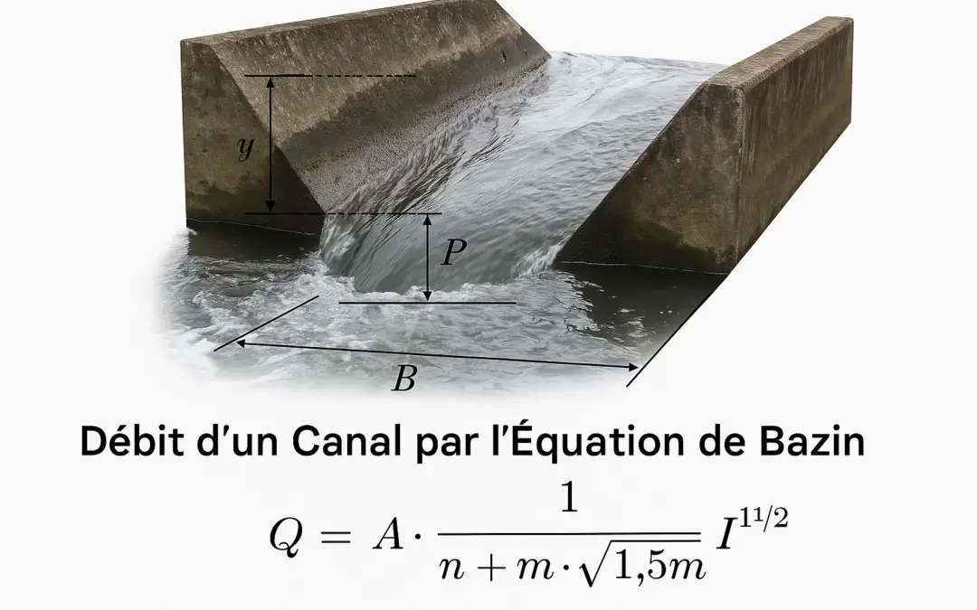 Calcul du Débit d’un Canal par l’Équation de Bazin