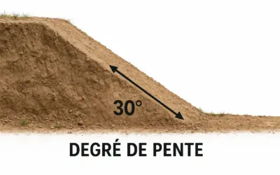 Calcul du degré de pente