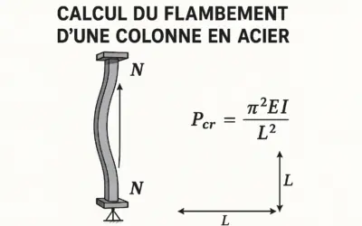 Calcul du flambement d’une colonne