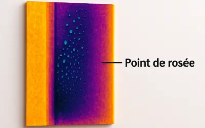 Calcul du point de rosée à l’intérieur du mur