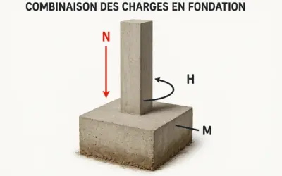 Combinaison des charges en fondation
