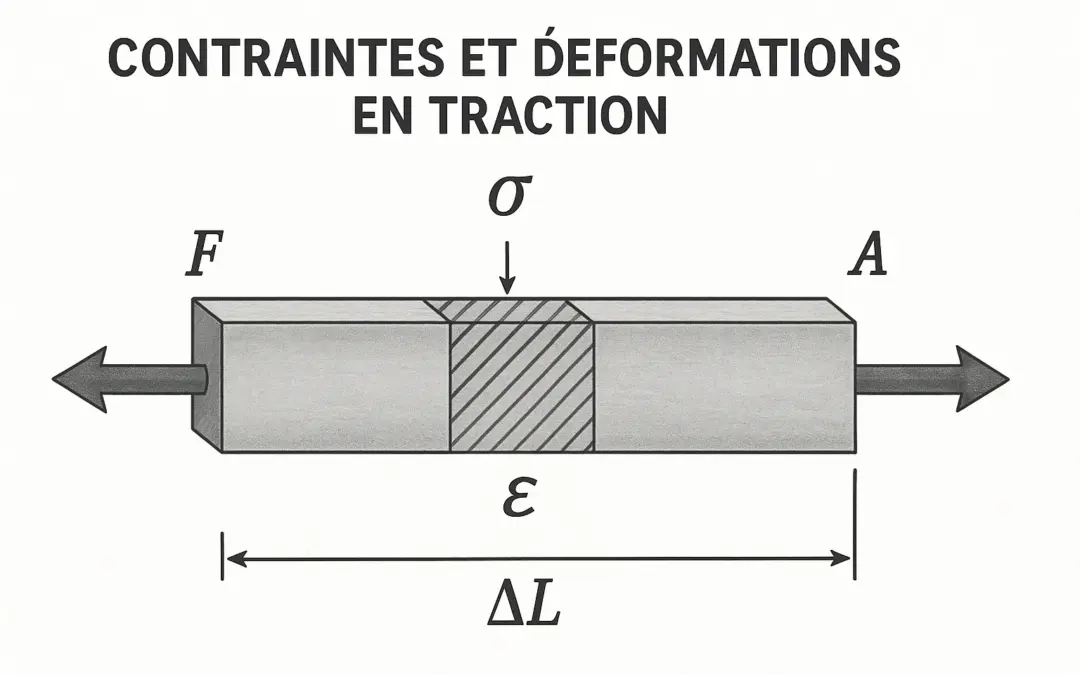 Contraintes et déformations en traction