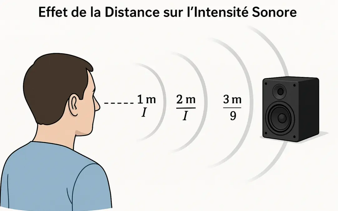 Effet de la Distance sur l’Intensité Sonore