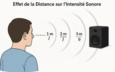 Effet de la Distance sur l’Intensité Sonore