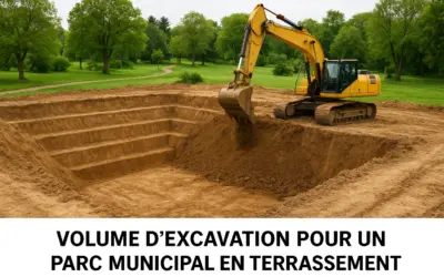 Excavation de Terre pour un Parc Municipal