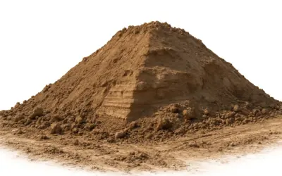 Masse totale de la terre excavée