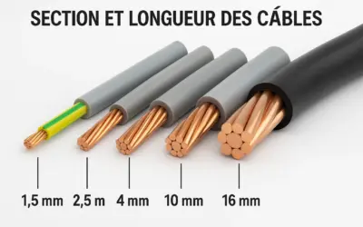 Section et Longueur des Câbles