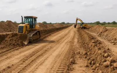 Terrassement pour une Route