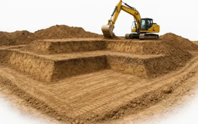 Terrassement sur un Terrain Trapézoïdal