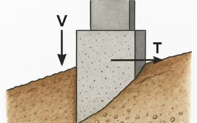Vérification du non-glissement d’une fondation