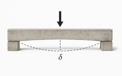 Calcul de la Flèche en Mi-Travée d’une Poutre