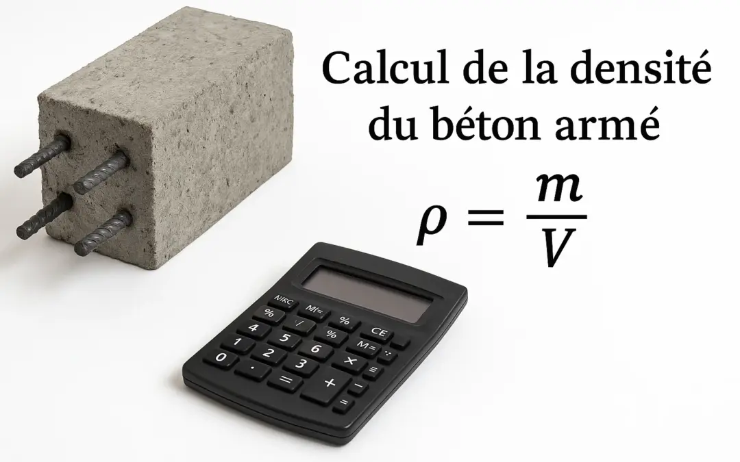 Calcul de la densité du béton armé
