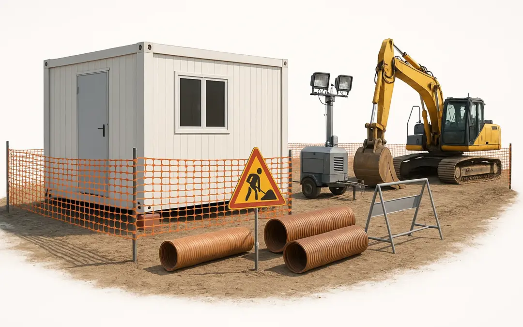 Installations temporaires en terrassement