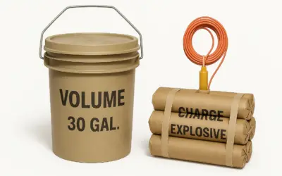 Calcul du Volume et de la Charge Explosive