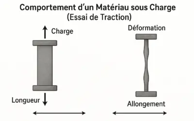 Comportement d’un Matériau sous Charge