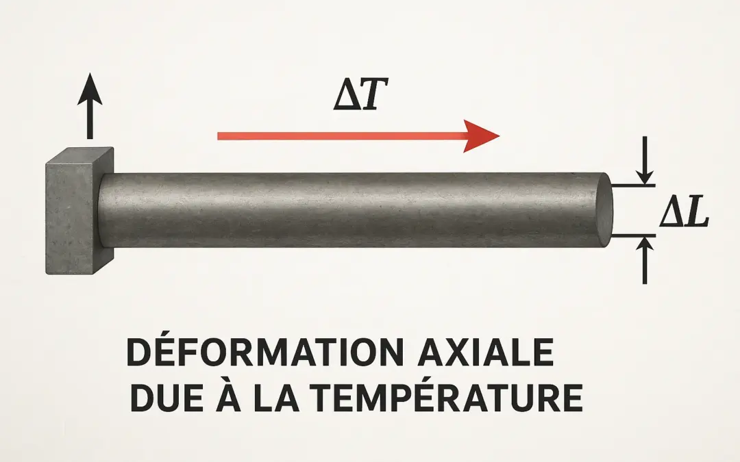 Déformation Axiale Due à la Température