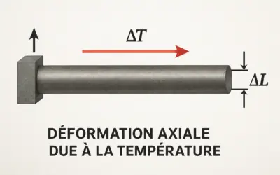 Déformation Axiale Due à la Température