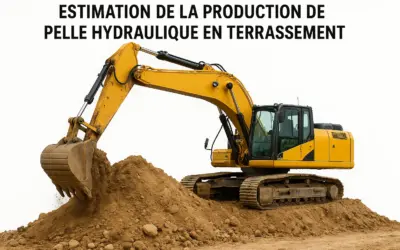Estimation de la production de la pelle hydraulique