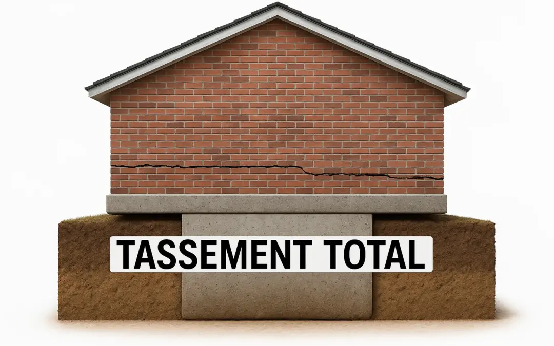 Évaluation du Tassement Total d’une Fondation