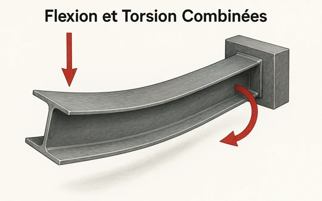 Flexion et Torsion d’une Poutre en Acier