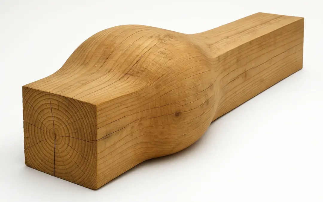 Gonflement volumétrique d’une poutre en bois