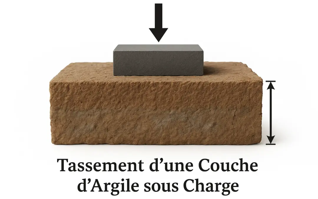 Tassement d’une Couche d’Argile sous Charge