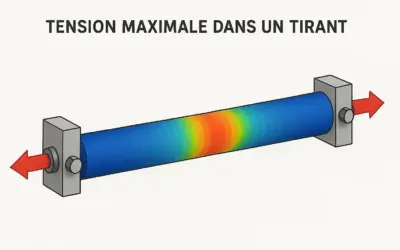 Tension maximale dans le tirant