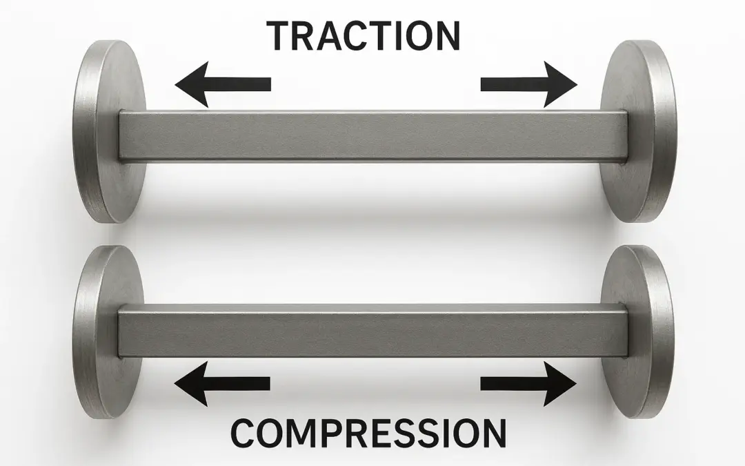 Traction et compression exercice corrigé