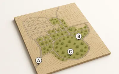 Calcul de distance en topographie