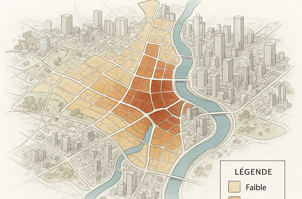 Calcul de la densité de logements