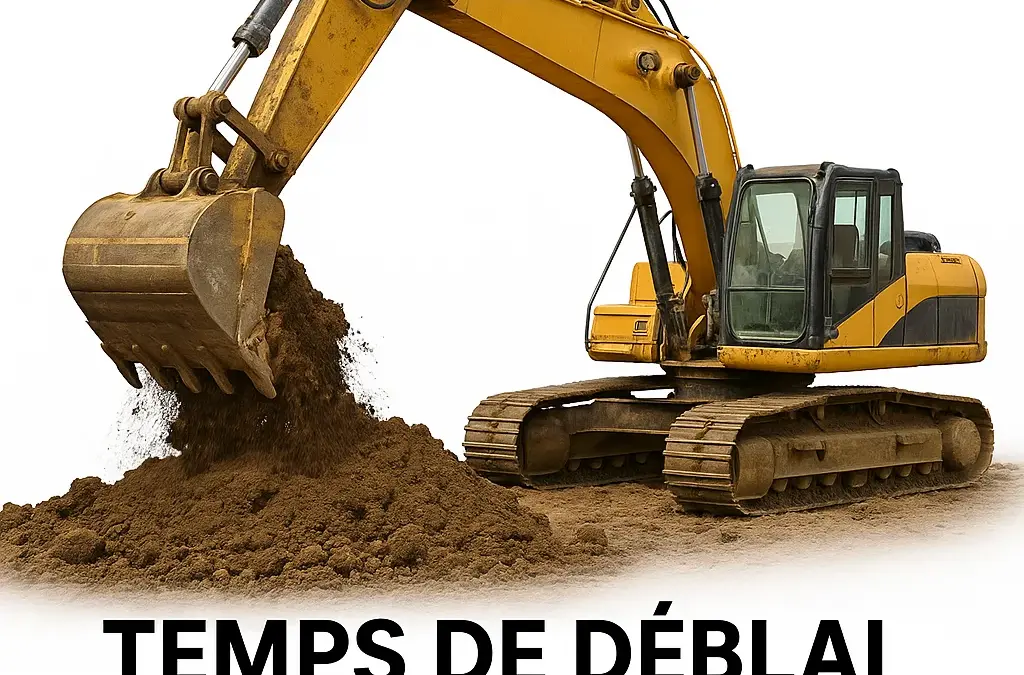 Calcul du Temps de Déblai en Terrassement