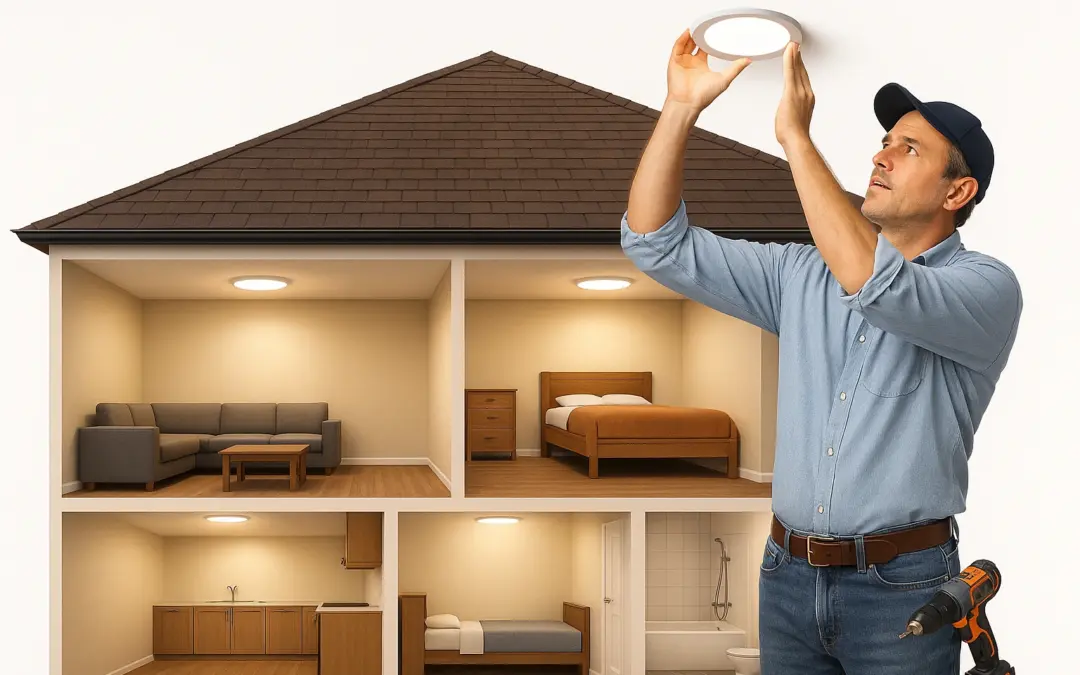 Calcul du nombre de lampes dans une maison
