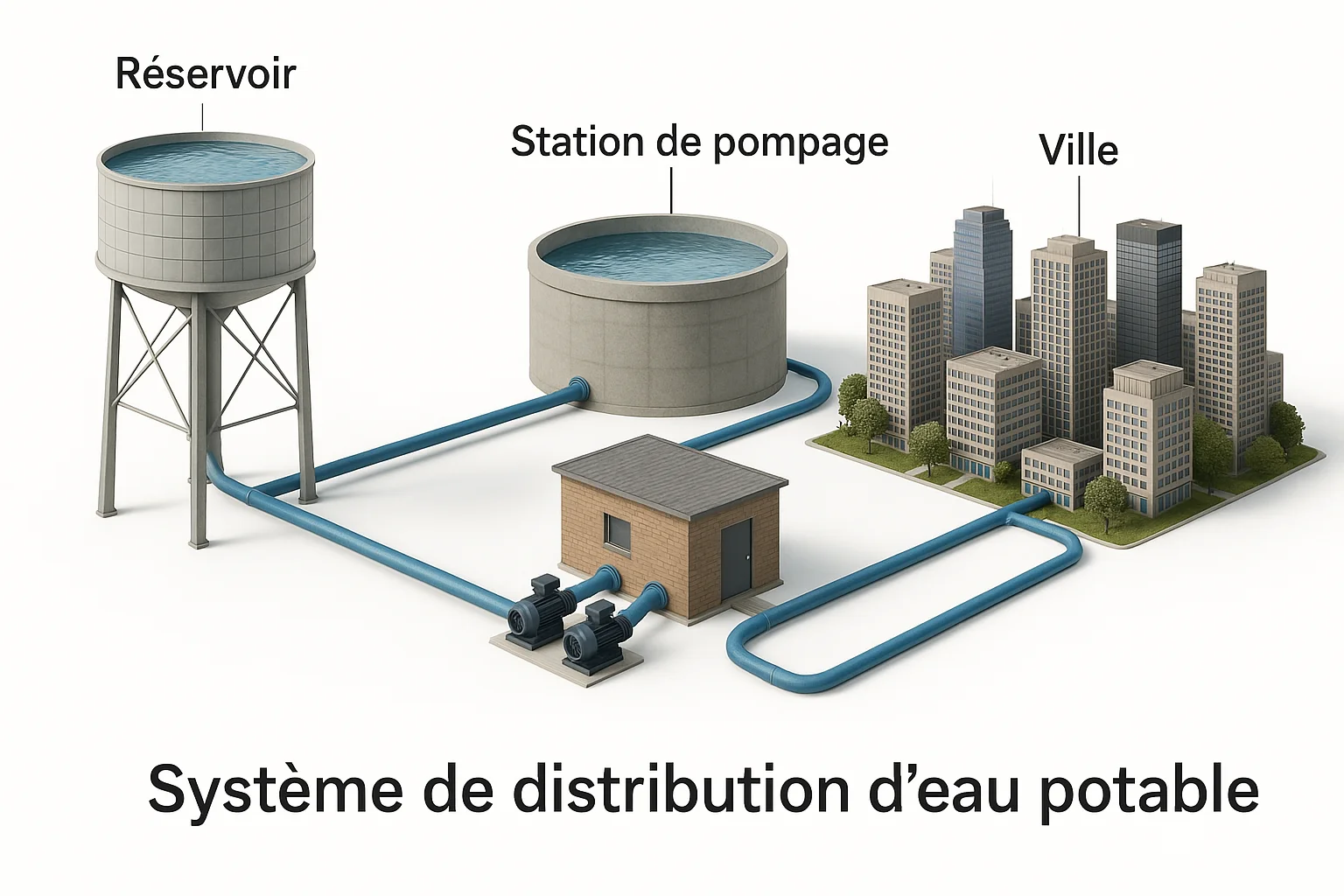 Calculer la Distribution d’Eau Potable Calculer la Distribution d'Eau Potable