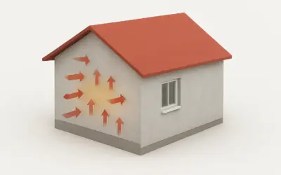 Déperditions Thermiques à travers les Murs