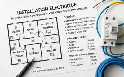 Installation électrique pour une maison