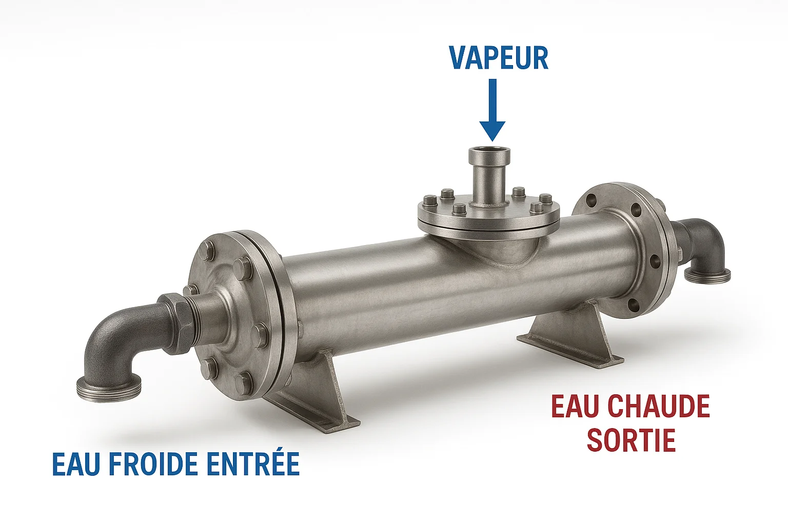 Interaction de la Vapeur et de l'Eau