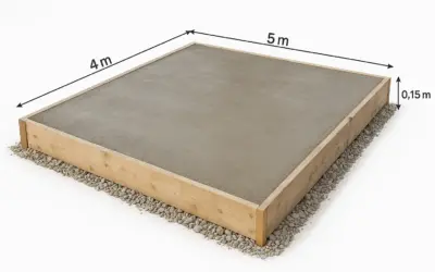 Préparation de Béton pour une dalle