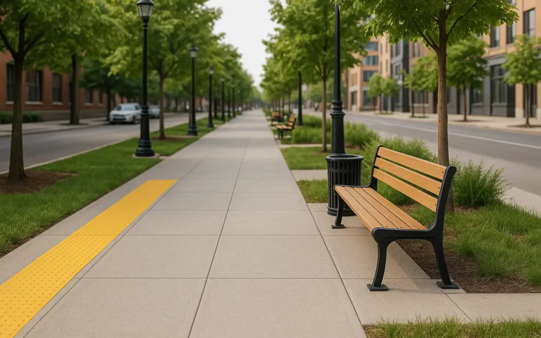 Conception de trottoirs conviviaux