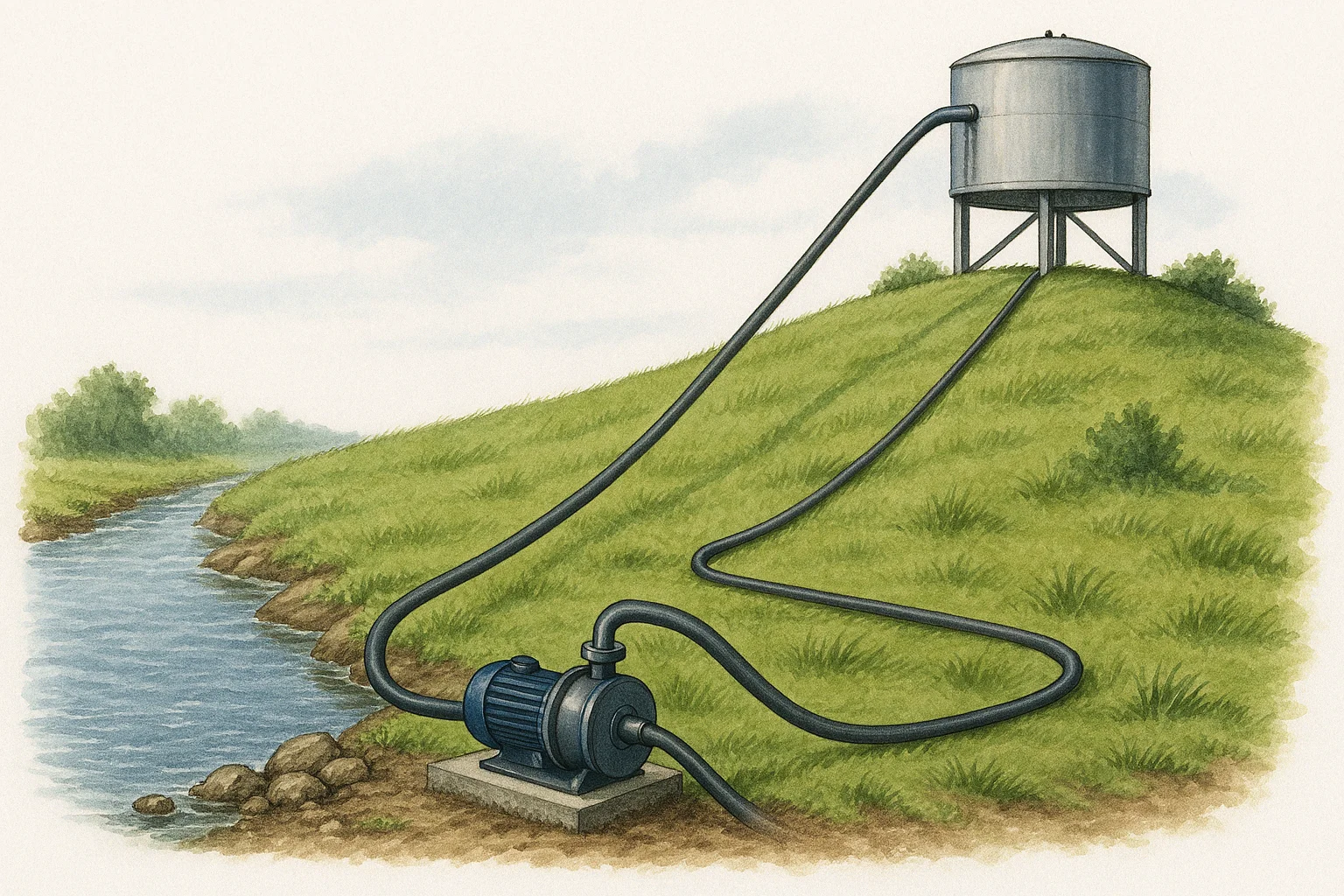 déterminer les pertes de charge et de la pression