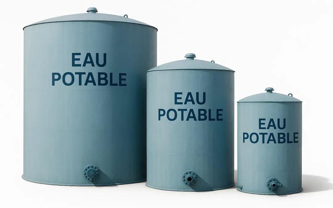 Stockage de l’eau potable